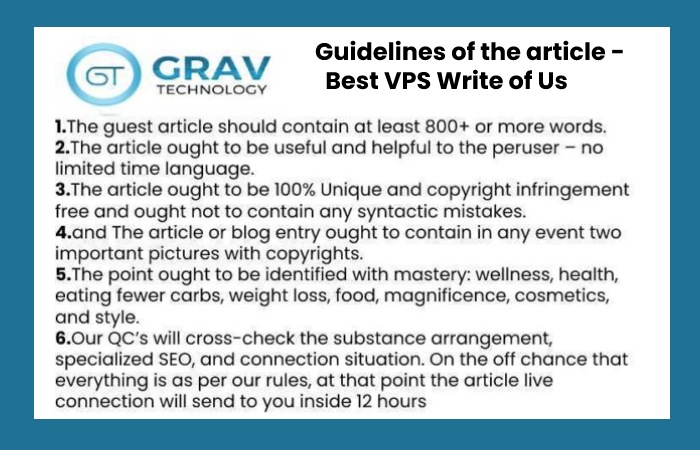 guidelines for writing article for grav technology 