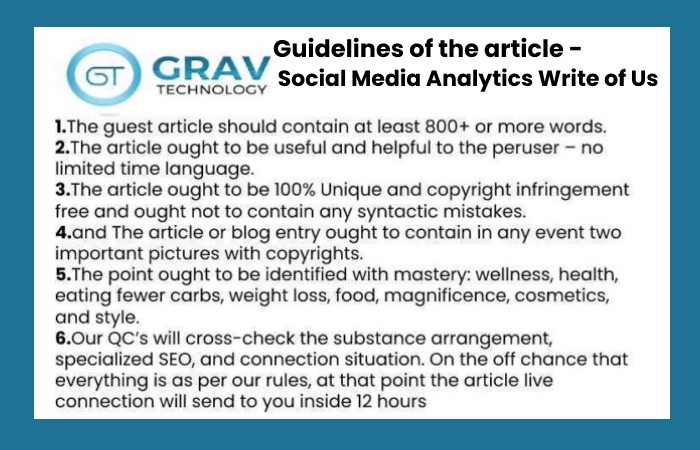 guidelines for writing article for grav technology 